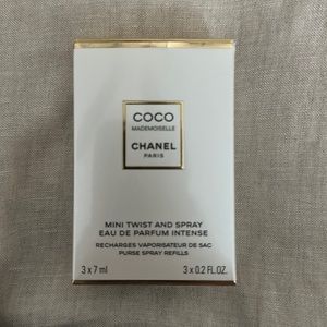 CHANEL COCO MADEMOISELLE MINI TWIST AND SPRAY 3x0.2 FL OZ